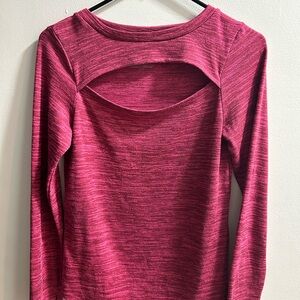 Juicy Couture Raspberry Long Sleeve Top Size Medium
